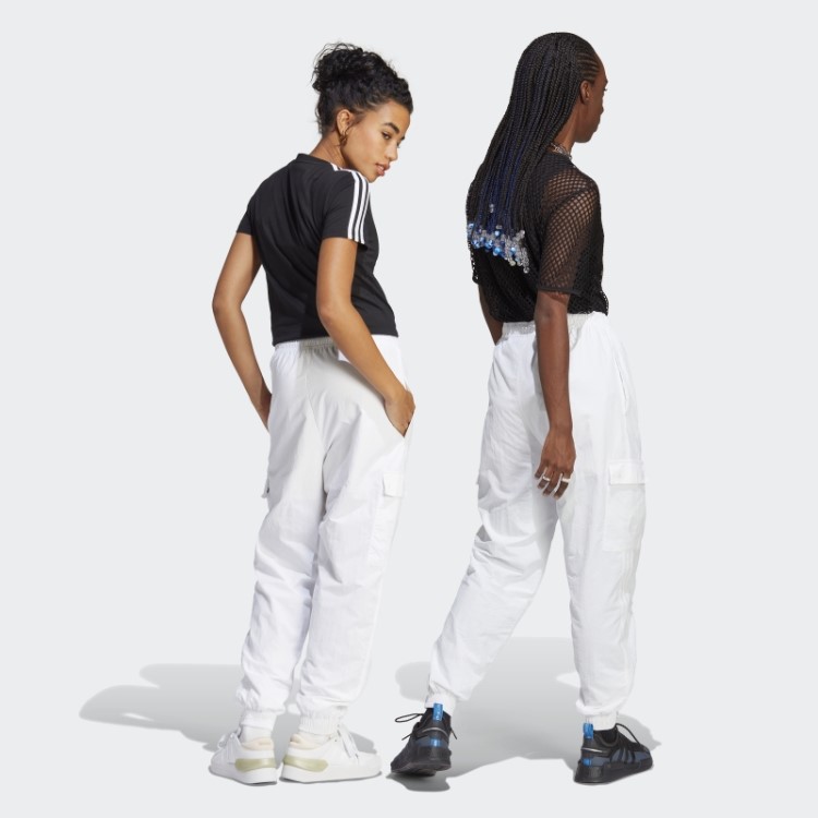 Calça Cargo Versátil Branca Adidas Dance