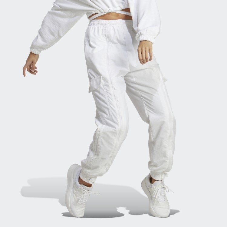 Calça Cargo Versátil Branca Adidas Dance