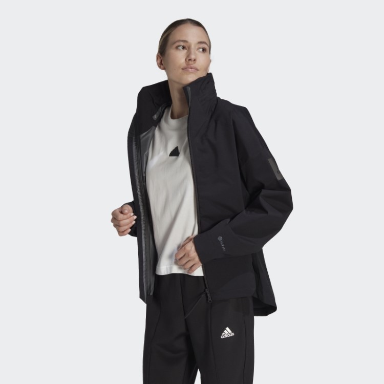 Jaqueta Preta Myshelter Rain.rdy Adidas