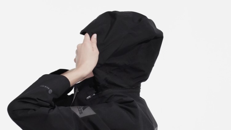 Jaqueta Preta Myshelter Rain.rdy Adidas