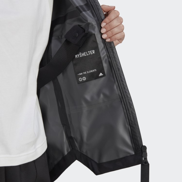 Jaqueta Preta Myshelter Rain.rdy Adidas