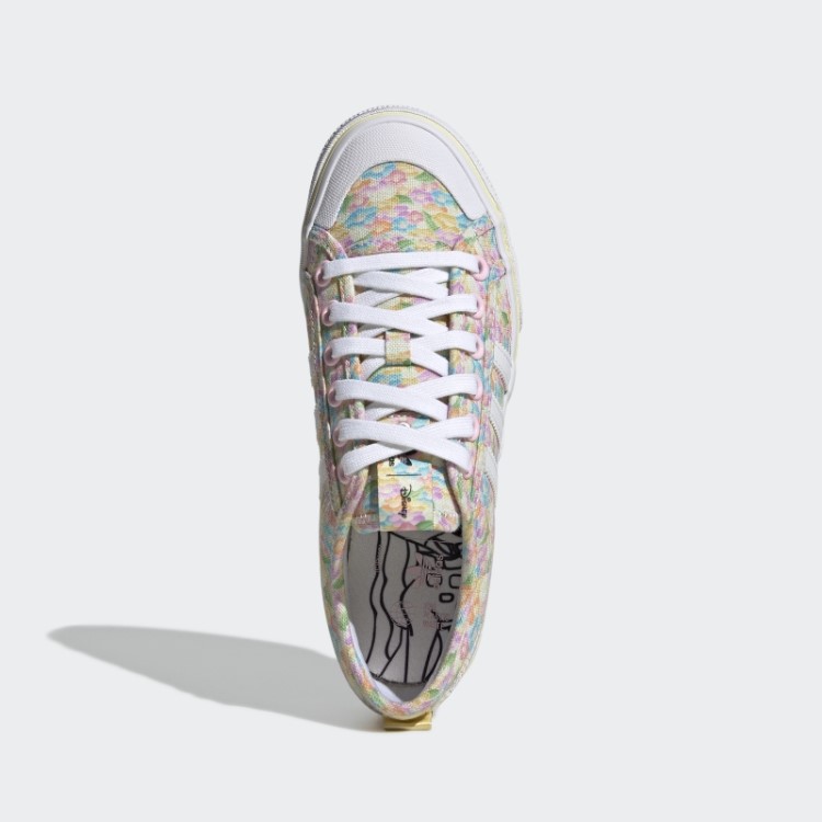 Sapato Plataforma Adidas Disney Nizza Rosa