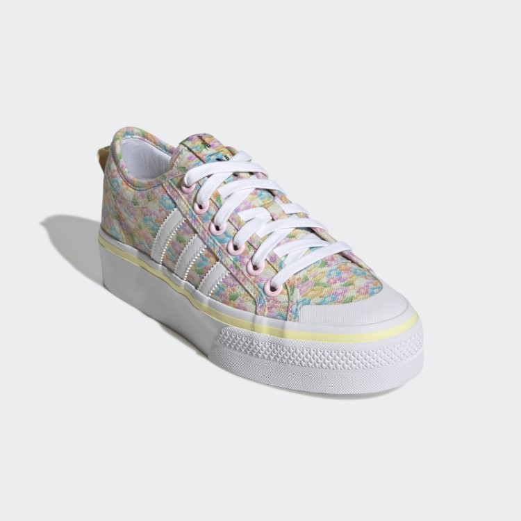 Sapato Plataforma Adidas Disney Nizza Rosa