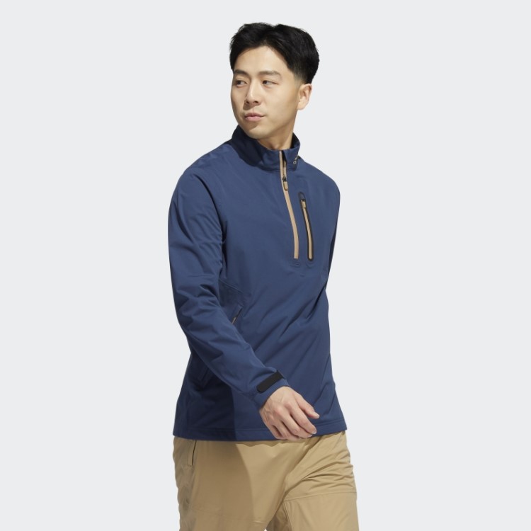 Rain.rdy Jaqueta 1/2 Zíper Azul Adidas