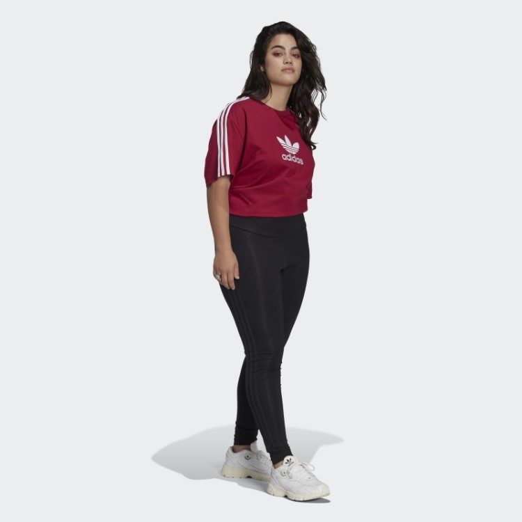 Camiseta Adicolor Trefoil (tamanho Grande) Adidas Bordô