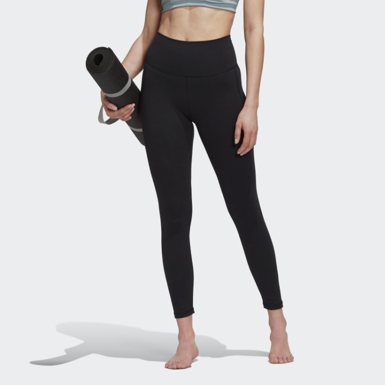 Legging Preta Adidas Yoga Studio 7/8 Moda
