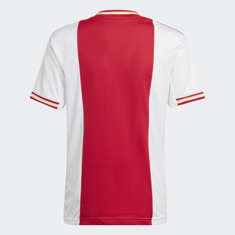 Elegante Ajax Amsterdam 22/23 Home Jersey Adidas Negrito Vermelho