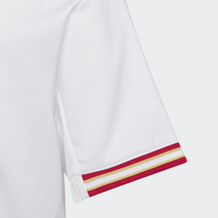 Elegante Ajax Amsterdam 22/23 Home Jersey Adidas Negrito Vermelho