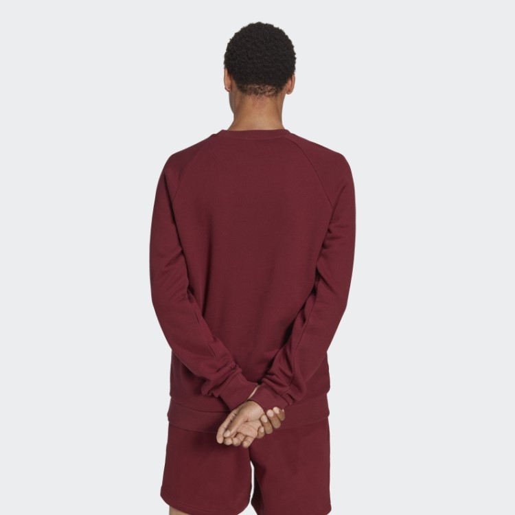 Adicolor Classics Trefoil Moletom Gola Redonda Vermelho Adidas