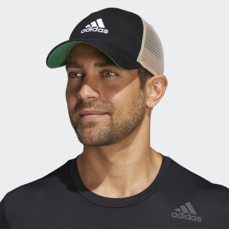 Chapéu Snapback De Malha Relaxada Adidas Preto