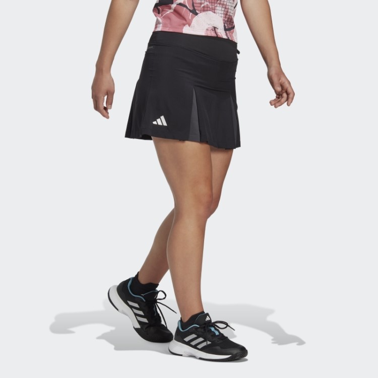 Saia Plissada Preta Adidas Club Tennis