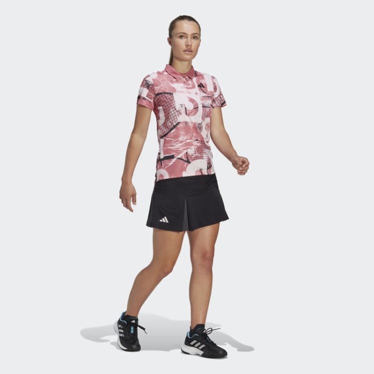 Saia Plissada Preta Adidas Club Tennis