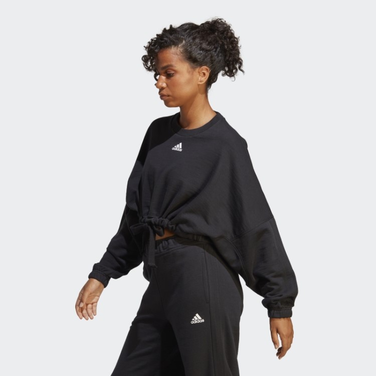 Moletom Versátil Adidas Black Dance Crop
