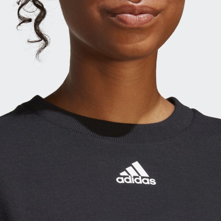 Moletom Versátil Adidas Black Dance Crop
