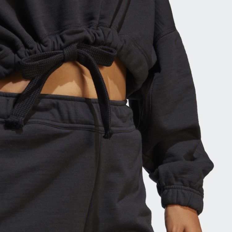 Moletom Versátil Adidas Black Dance Crop