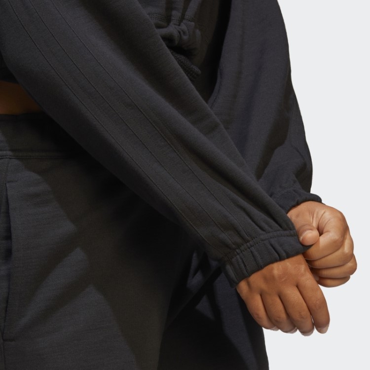 Moletom Versátil Adidas Black Dance Crop