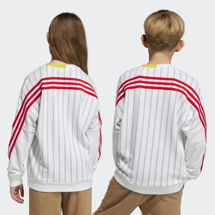 Moletom Branco Adidas X Classic Lego Gola Alta