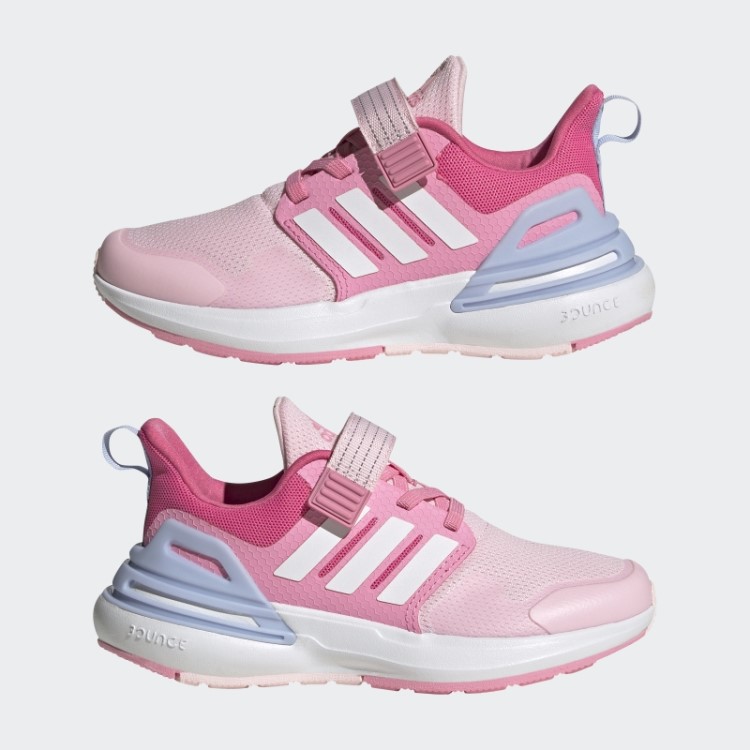 Tênis Rosa Rapidasport Bounce Elástico De Renda Com Alça Superior Adidas