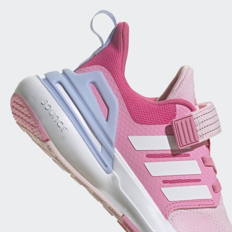 Tênis Rosa Rapidasport Bounce Elástico De Renda Com Alça Superior Adidas