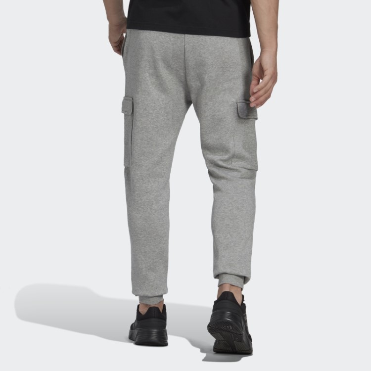 Calça Cargo Cônica Regular Cinza Médio Essencial De Lã Adidas