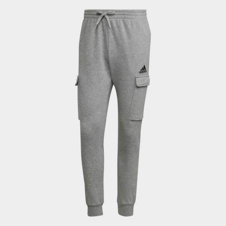 Calça Cargo Cônica Regular Cinza Médio Essencial De Lã Adidas