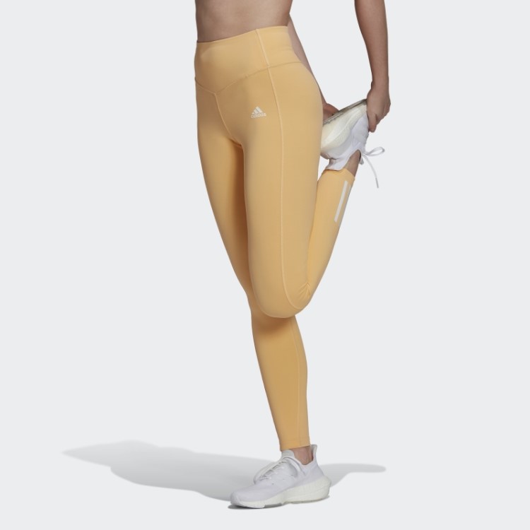 Meia-calça De Cintura Alta Adidas Hyperglam Aeroready