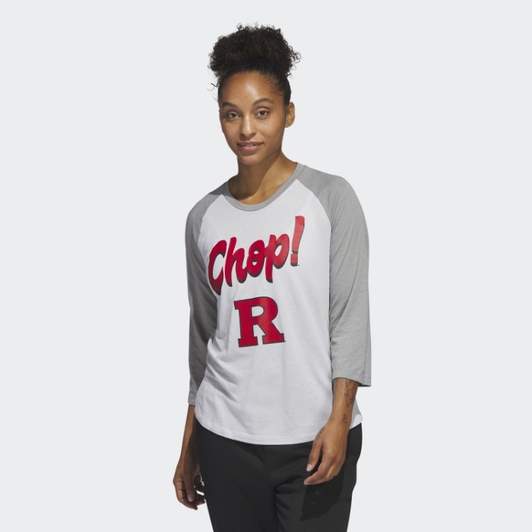 Ncaa-rut-7a4-1 Adidas Camiseta De Beisebol Manga 3/4