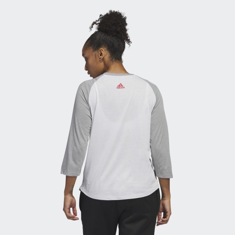 Ncaa-rut-7a4-1 Adidas Camiseta De Beisebol Manga 3/4