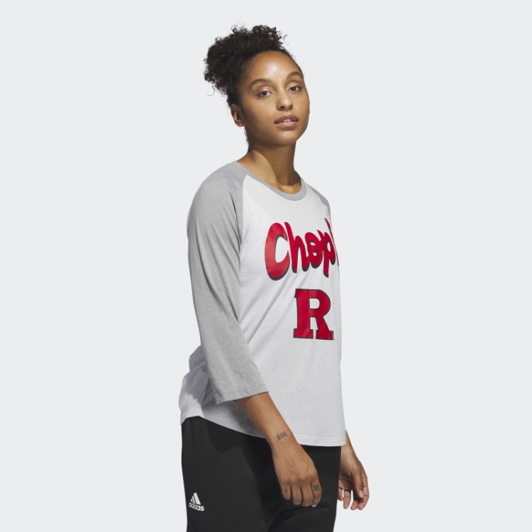 Ncaa-rut-7a4-1 Adidas Camiseta De Beisebol Manga 3/4