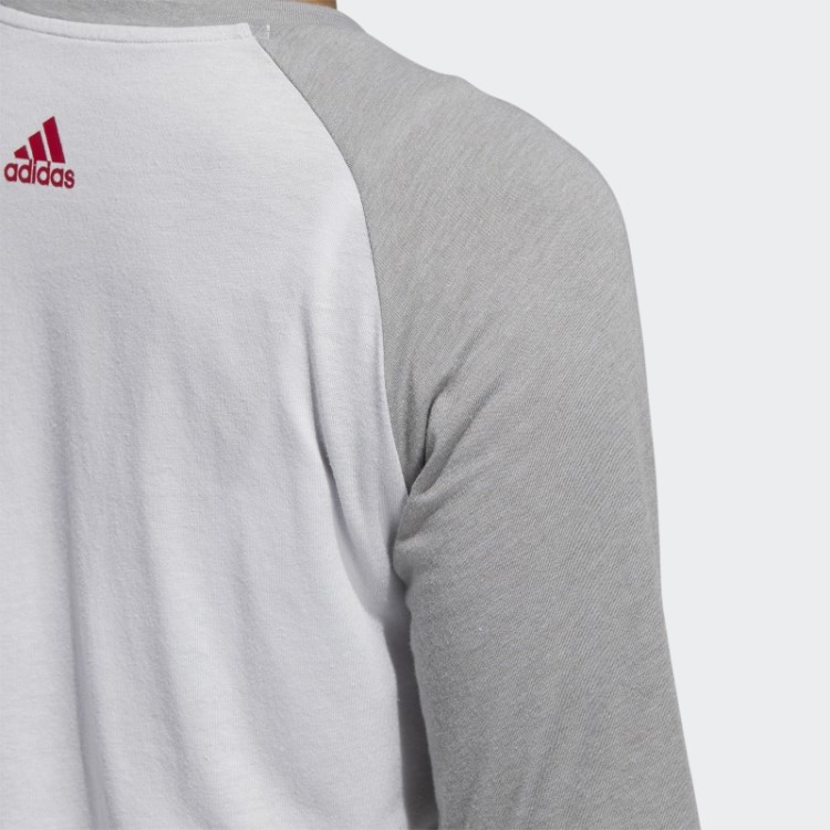 Ncaa-rut-7a4-1 Adidas Camiseta De Beisebol Manga 3/4