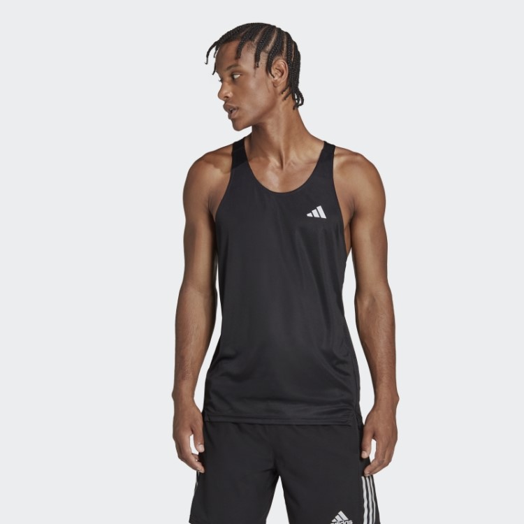 Possui O Adidas Preto Singlet Run
