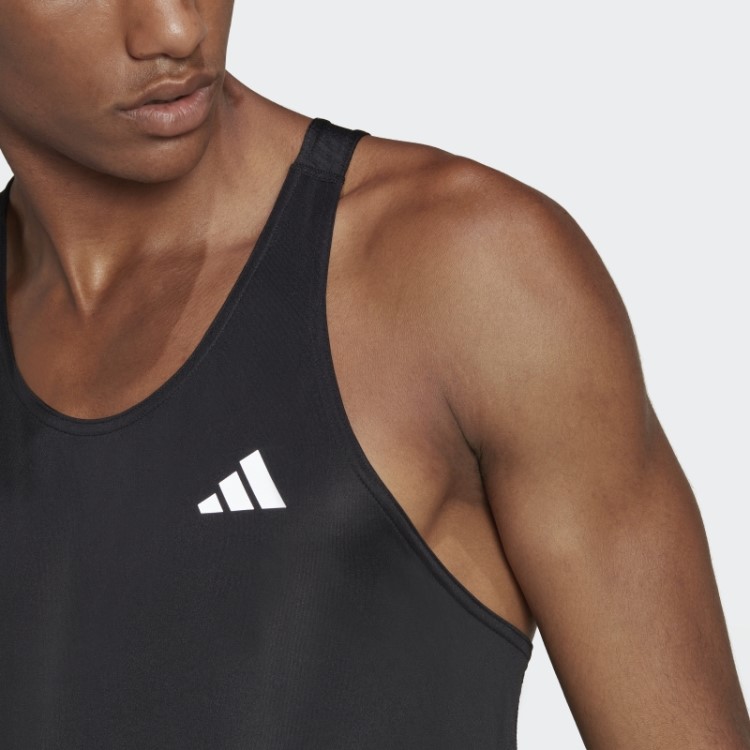Possui O Adidas Preto Singlet Run