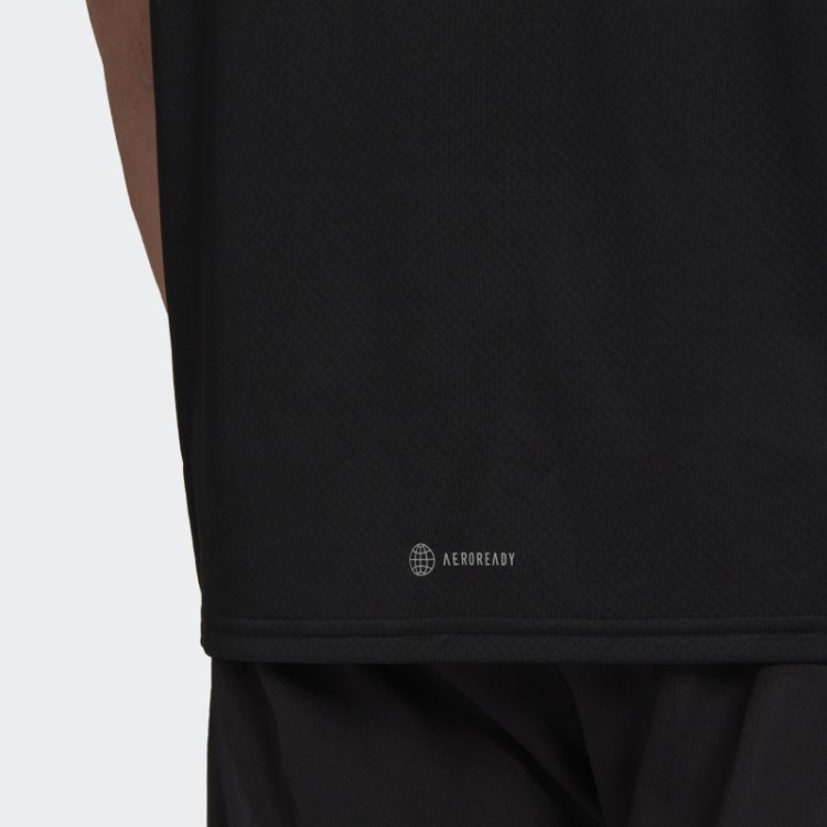 Camiseta Corredora Preta Adidas