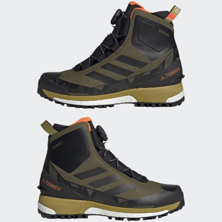 Tênis De Caminhada Adidas Terrex Conrax Boa Rain.rdy Verde-oliva