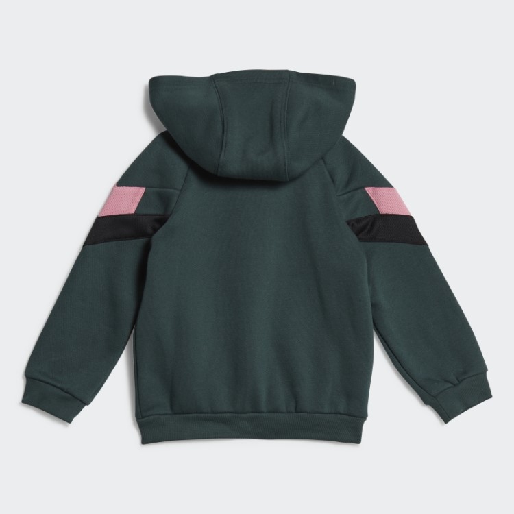 Conjunto Adidas Moletom Com Capuz Verde Mineral