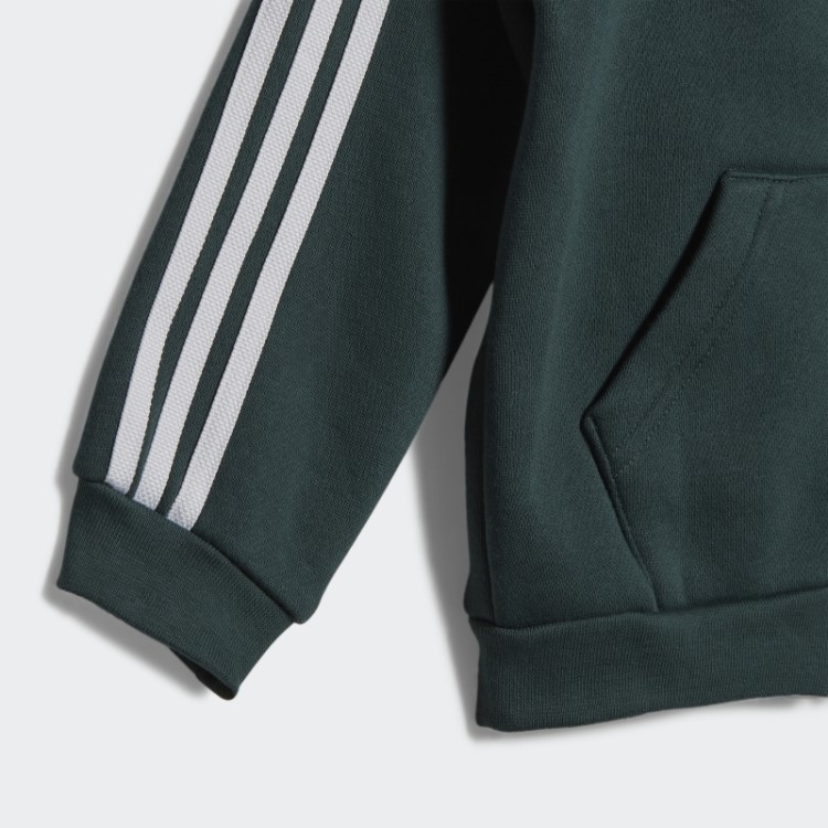 Conjunto Adidas Moletom Com Capuz Verde Mineral