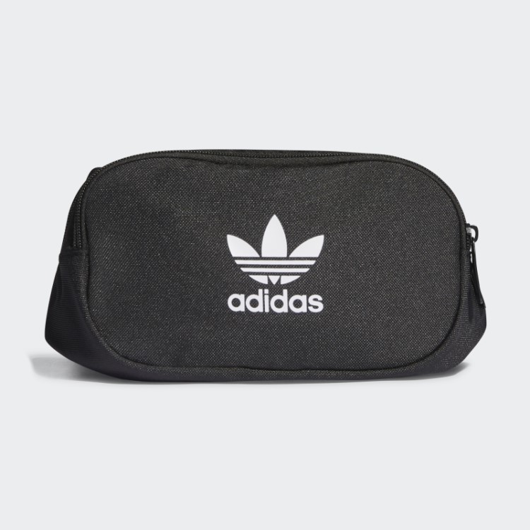 Bolsa De Cintura Preta Adicolor Com A Marca Adidas