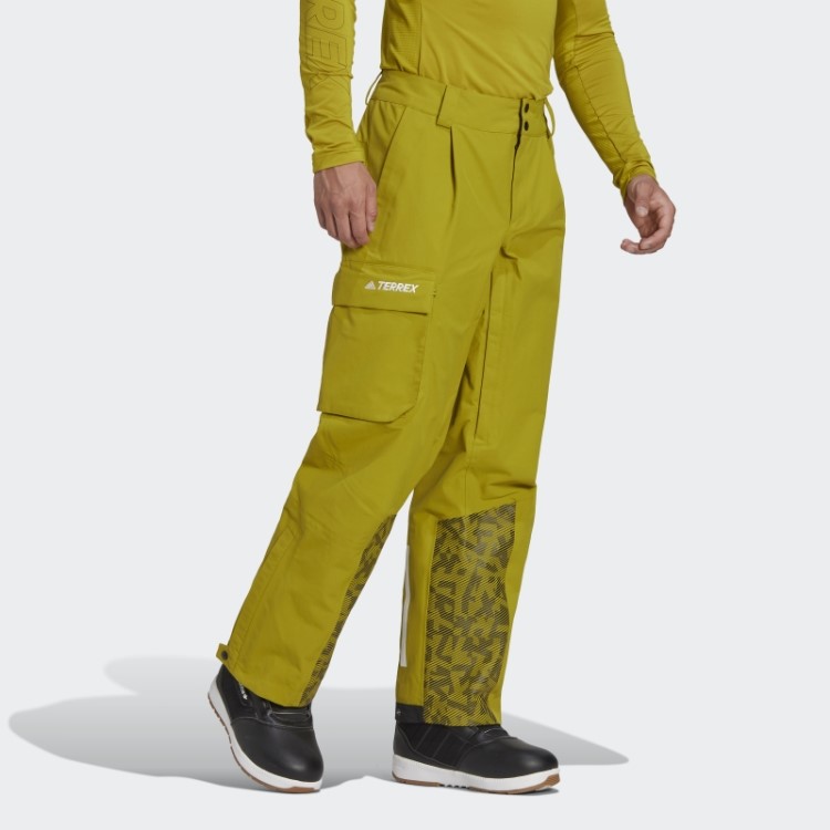 Adidas Terrex 3 Camadas De Nylon Pós-consumo Snow Tracksuit Verde-oliva
