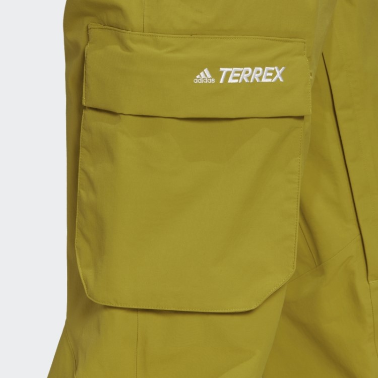Adidas Terrex 3 Camadas De Nylon Pós-consumo Snow Tracksuit Verde-oliva