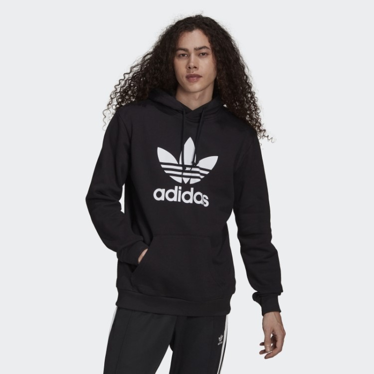 Adidas Adicolor Classics Moletom Com Capuz Trefoil Branco