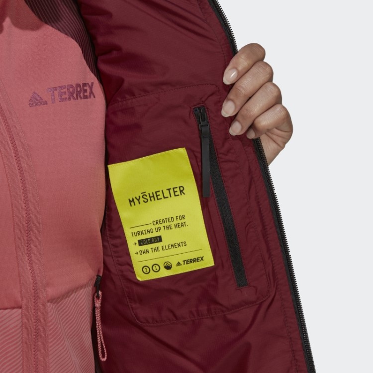 Jaqueta Com Capuz Marrom Terrex Myshelter Adidas