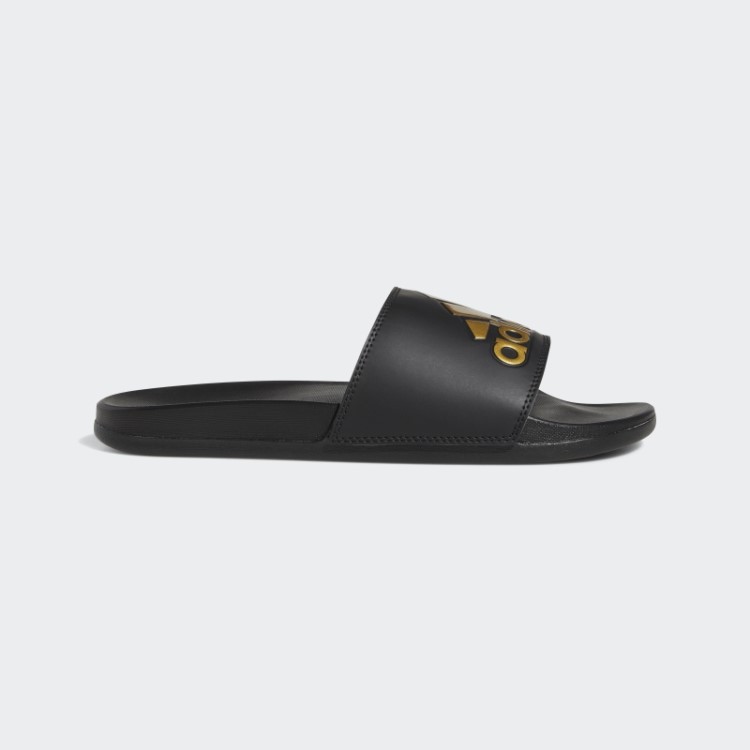 Adidas Adilette Comfort Slides Dourado Metálico