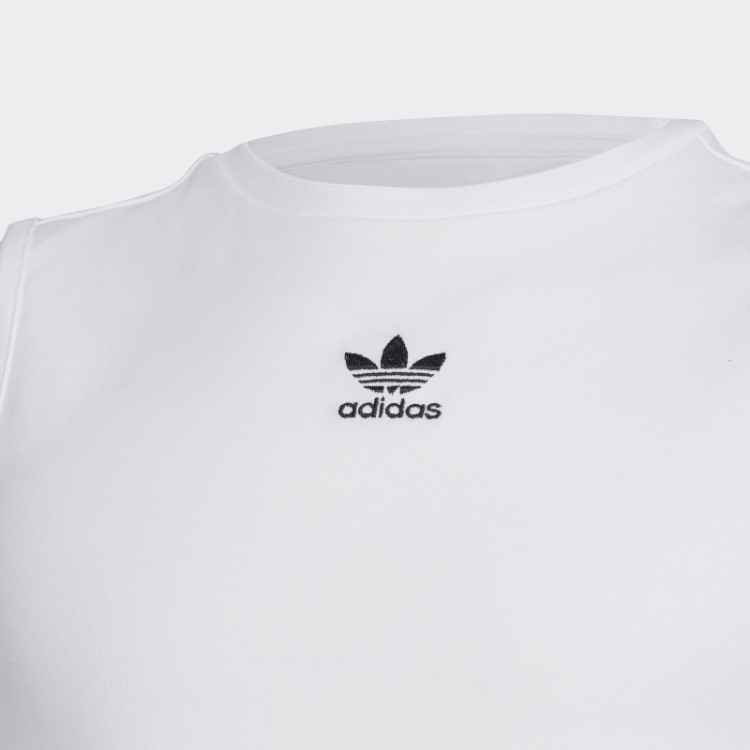 Regata Adicolor Cropped Branca Adidas