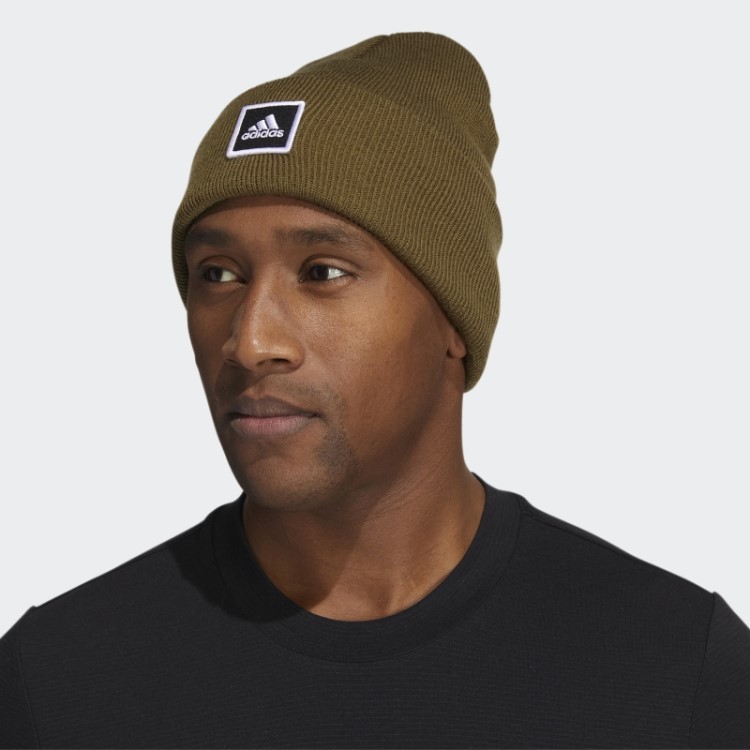 Gorro Dobrado Com Punho Largo Adidas Olive