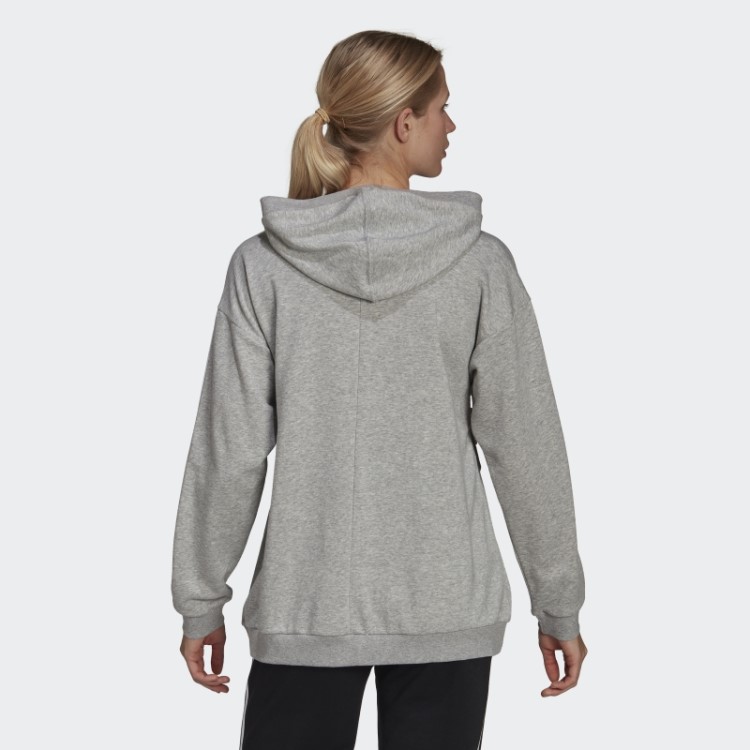Moletom Com Capuz Com As Três Listras Adidas Essentials (maternidade) Branco