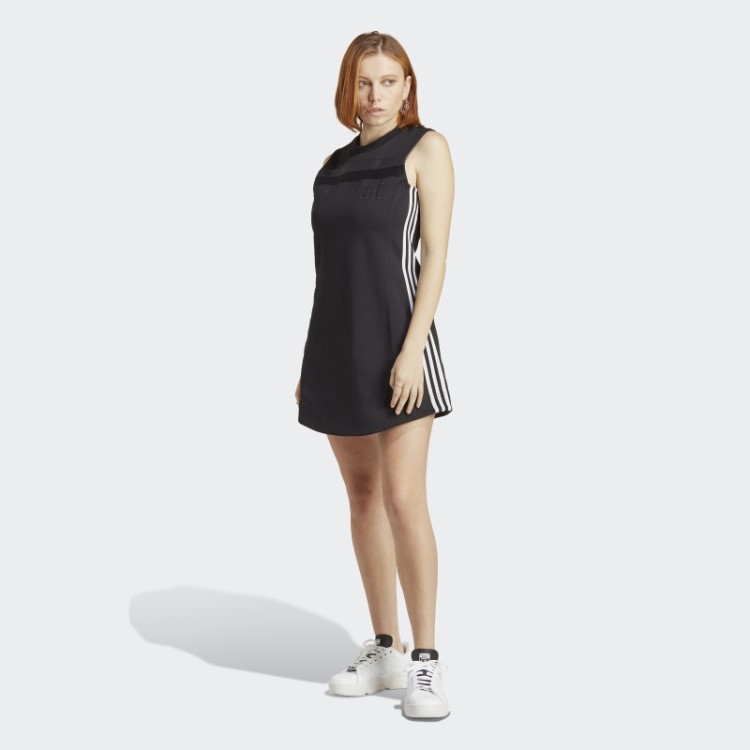 Versão Azul 83-c Vestido Adidas Preto
