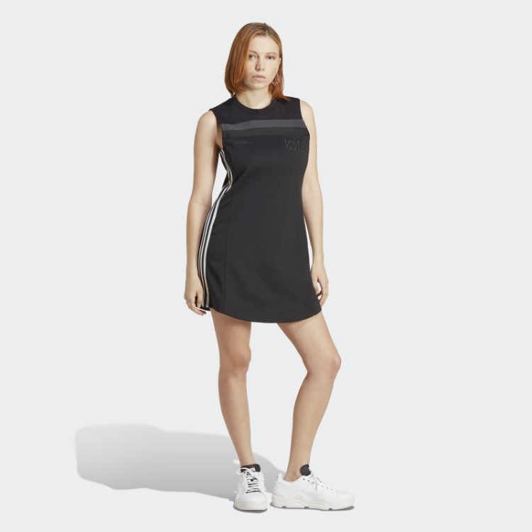 Versão Azul 83-c Vestido Adidas Preto