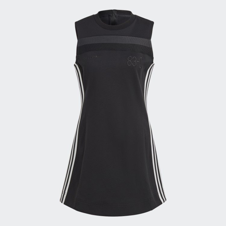 Versão Azul 83-c Vestido Adidas Preto
