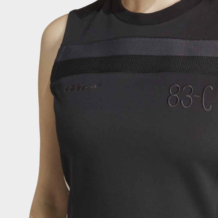 Versão Azul 83-c Vestido Adidas Preto