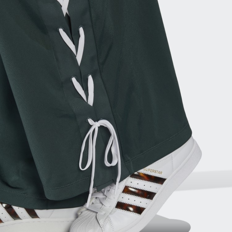 Sempre Original Calça Larga Com Renda Verde Mineral Adidas